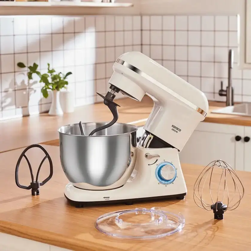 Karaca Chefcrafter Stand Mikser Porcelain White 1900w 7 lt