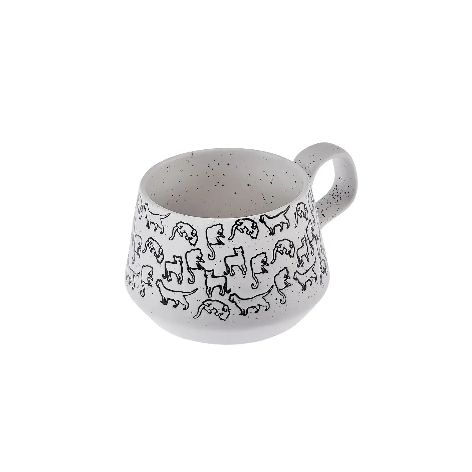 Karaca Kedi Beyaz Kupa 450ml