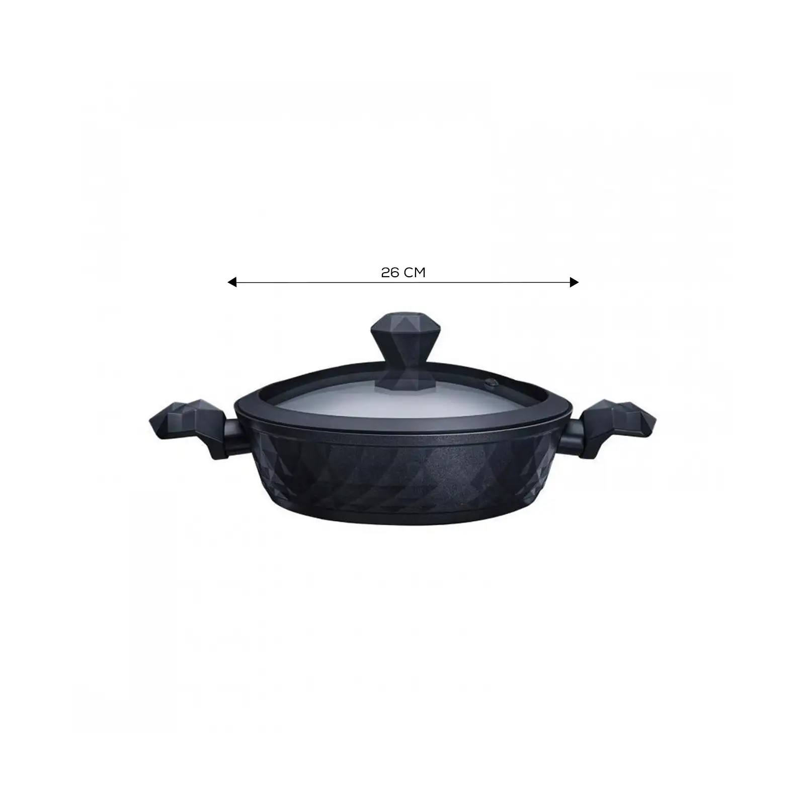 Karaca Bio Diamond Antibakteriyel Kulp Tencere Karnıyarık 26cm 3,2lt